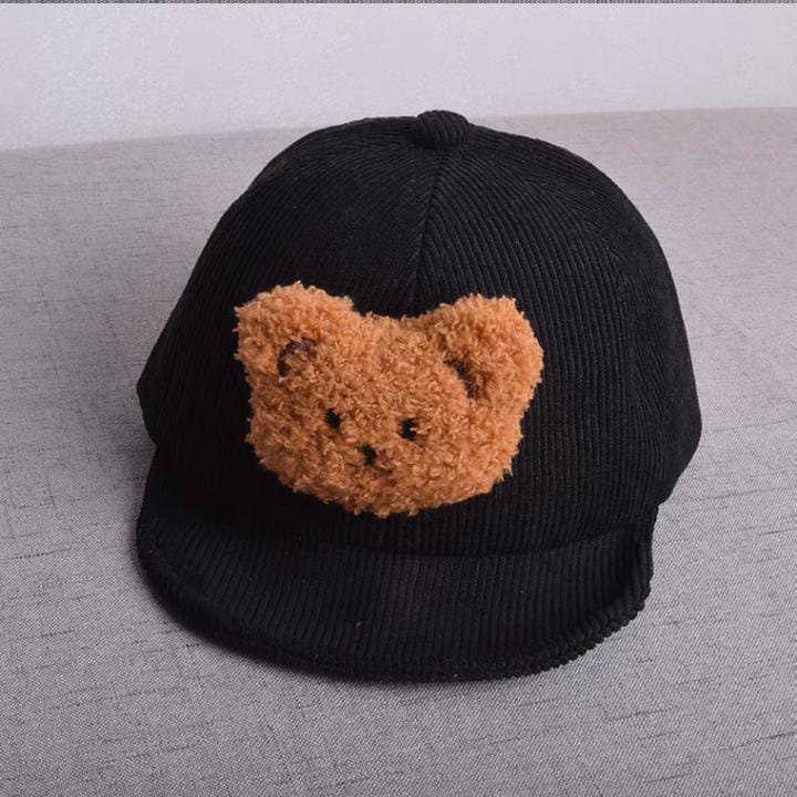 COD- Topi baseball anak laki laki lucu motif 3D BEAR HEAD / Topi anak premium korea lucu usia 1-3 tahun