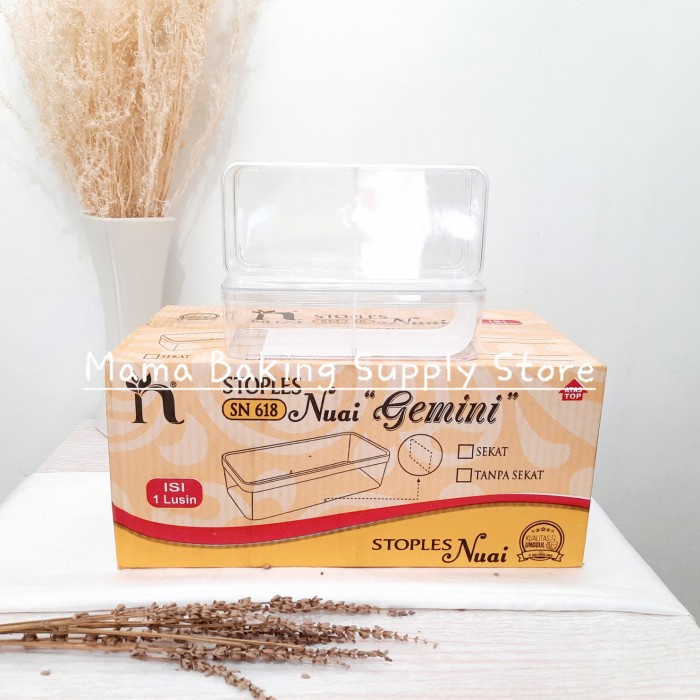 

Toples Topless NUAI SEKAT 2 Persegi Panjang SN 618 -+ 600 gr 1 Lusin