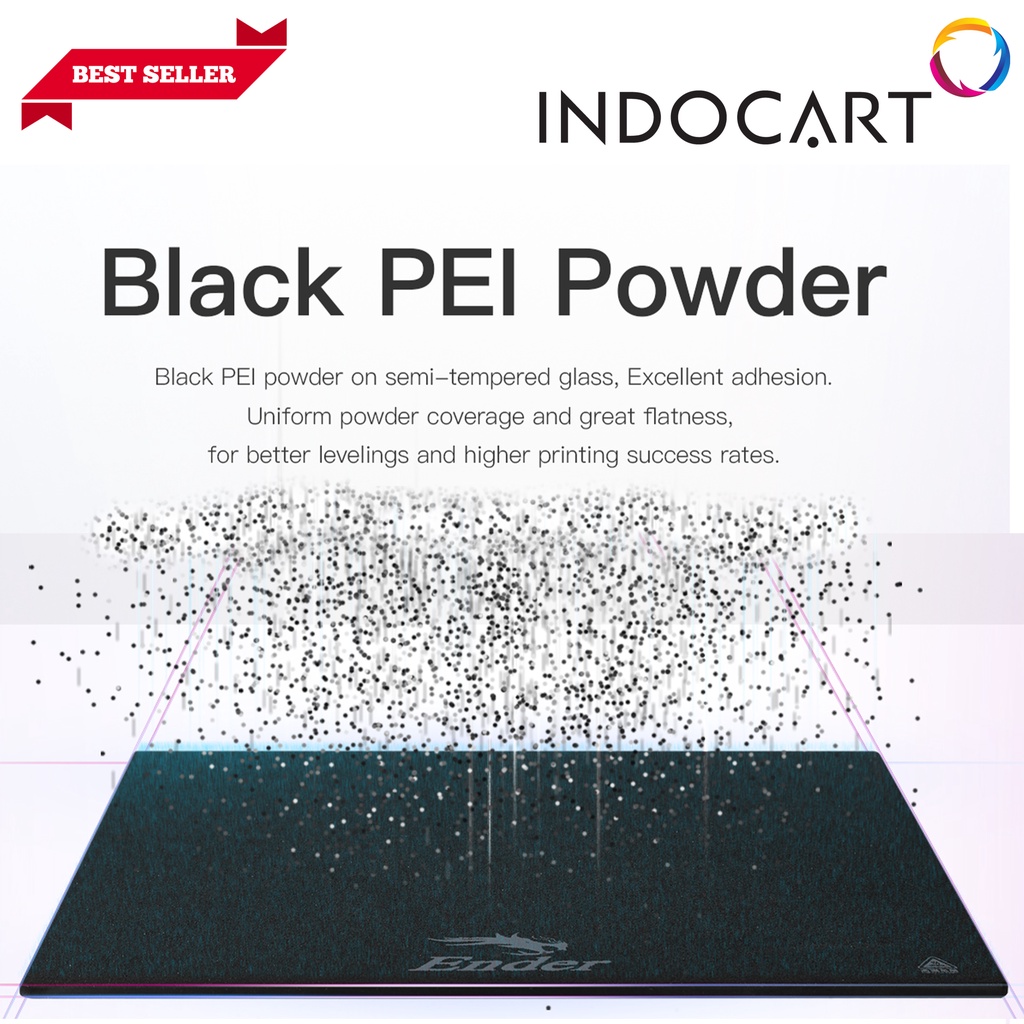 INDOCART PEI Printing Plate Kit 235x235x4mm Glass