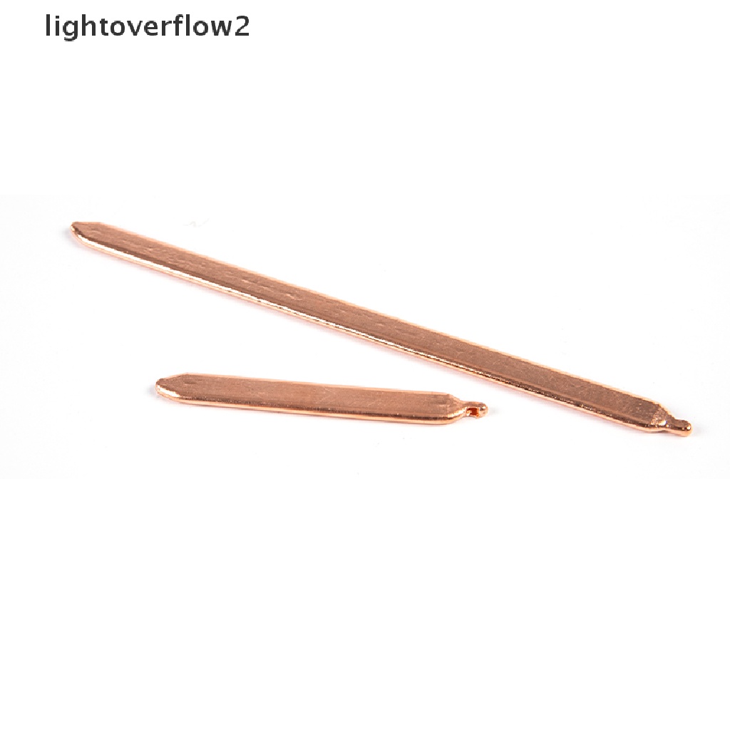 (lightoverflow2) Pipa Tembaga Flat 60mm - 150mm Untuk Pendingin Laptop / Komputer Diy