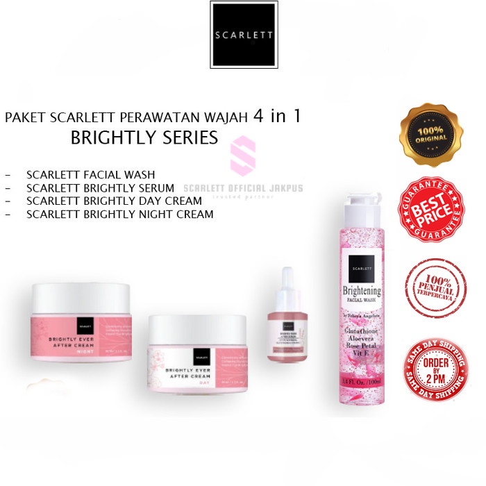 Scarlett Paket Perawatan Wajah Original