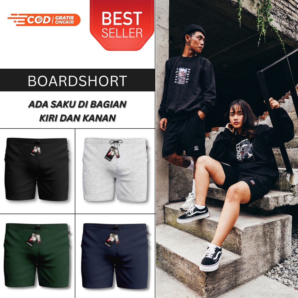 BOARDSHORT - BEST SELLER CELANA PENDEK PRIA BOARDSHORT SHORTPANTS PRIA WANITA TERLARIS CELANA SURFING