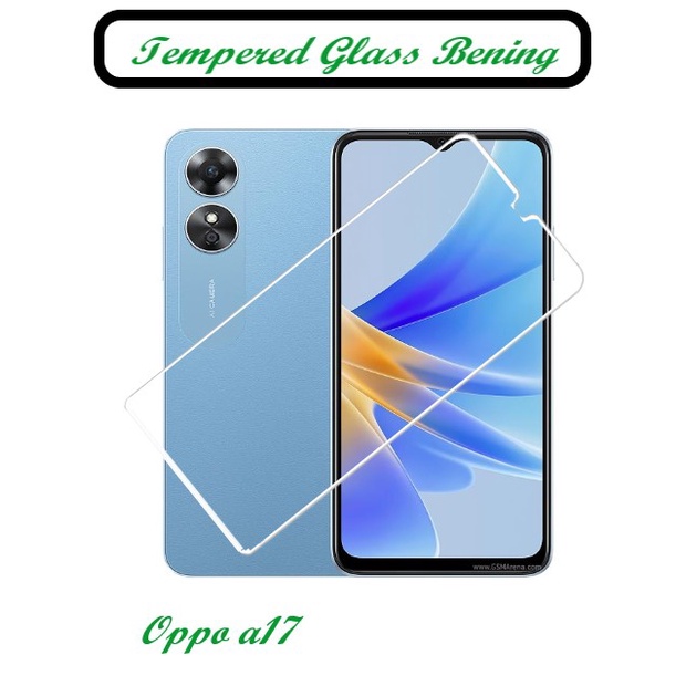 Tempered Glass Bening Full Layar Sceen Protector Oppo a17 Oppo a17k Anti Gores Layar Handphone Atau 