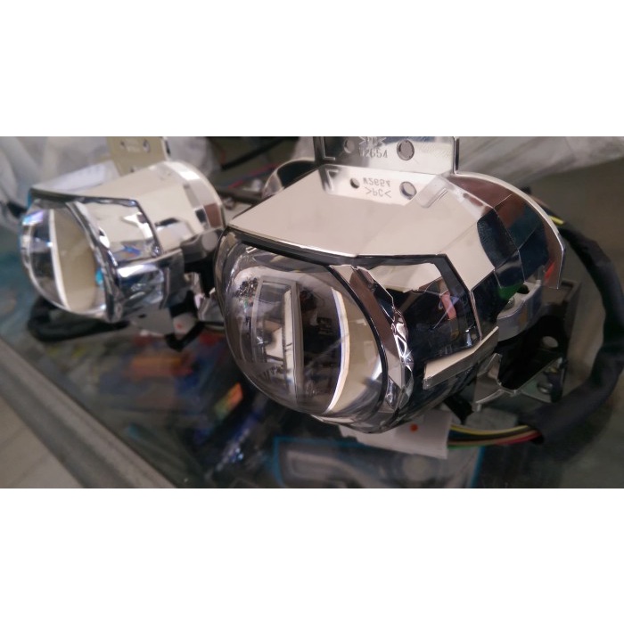 {BEKAS} projector oem bi led pajero Limited