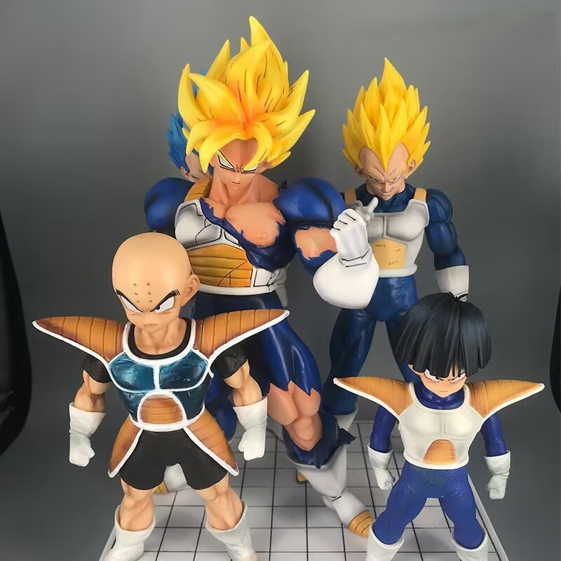 Mainan Action Figure Model Anime Dragon Ball Z Gohan Kuririn Bahan PVC Ukuran 20cm Untuk Dekorasi