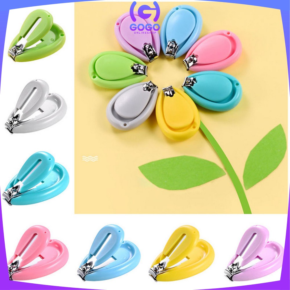 GOGO-C54 Gunting Kuku Bayi Aman Baby Nail Clipper Alat Potong / Jepit Kuku Mini Anak Anti Slip