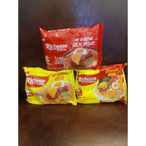 

Richeese Mie Goreng dan Mie Ramen Keju isi 5 Pcs