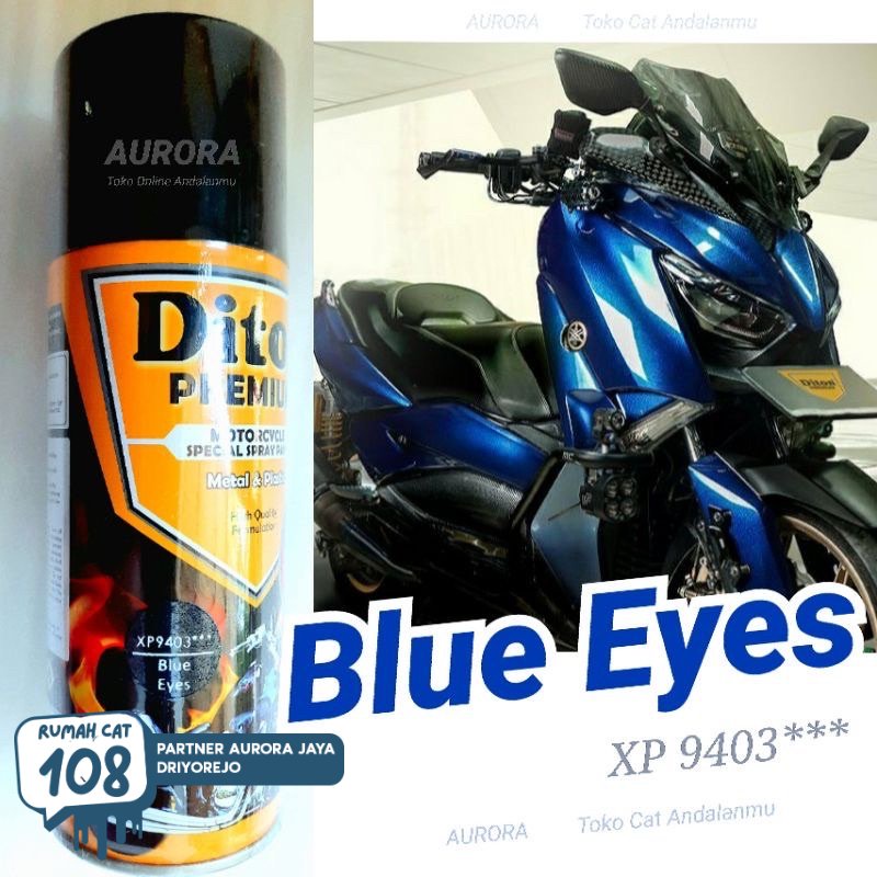 

Rumah Cat - DITON PREMIUM BLUE EYES XP9403 pilok pilox pylox cat semprot motor mobil sepeda Rumah Cat Motor dan Mobil