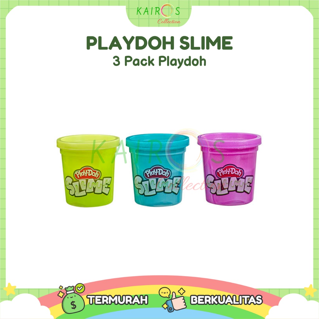 PlayDoh Slime Isi 3 Pack Playdoh