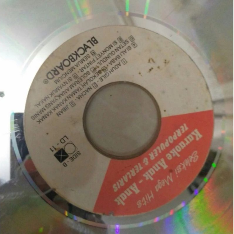 Laser disc piringan pajangan dapat 3 pcs