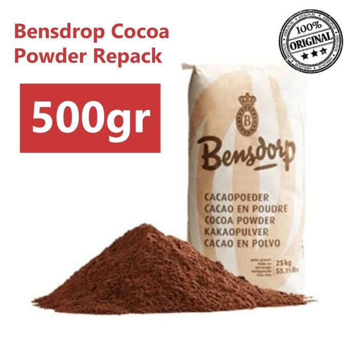 

[COD] Bensdrop Bubuk Cokelat 500gr Bensdorp Pure Cocoa Powder Coklat Murni [COD]