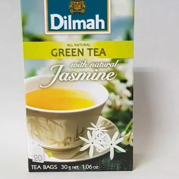 

idTt0T4--Teh Dilmah No Envelope 20 sachet Green Tea with Jasmine