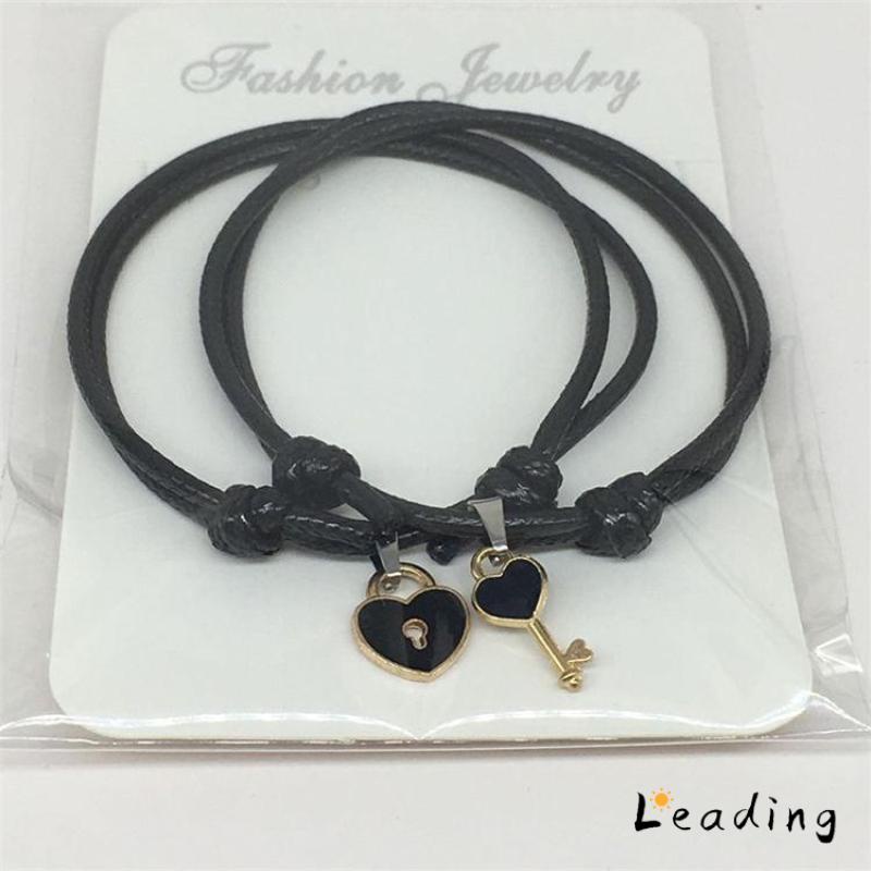 A Pasang Gelang Pasangan Gelang couple Kunci Cinta S-Le