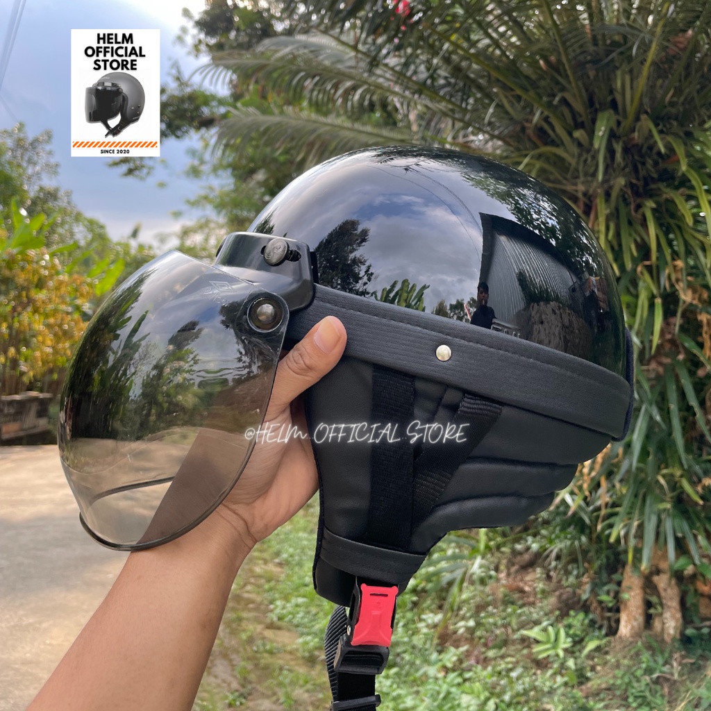 helm chips bogo retro vespa polos dewasa SNI