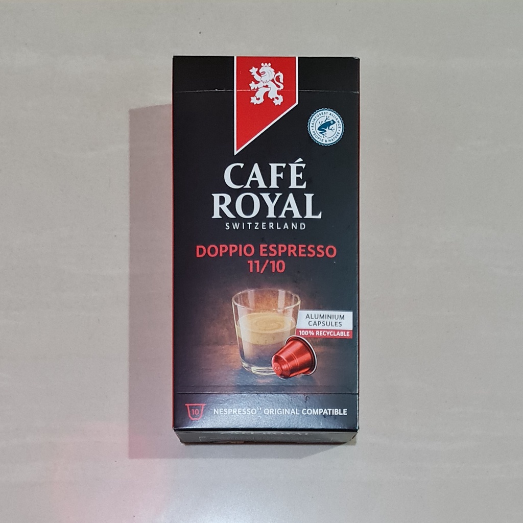 Nespresso Compatible Cafe Royal Doppio Espresso 10 Capsules