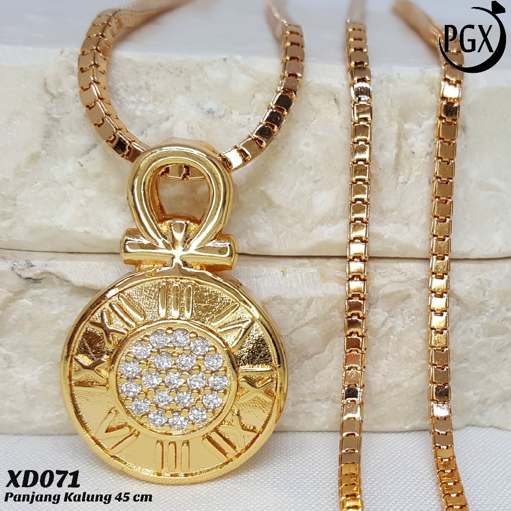 PGX Kalung Wanita Xuping Aksesoris Fashion Perhiasan Lapis Emas Premium - XD071