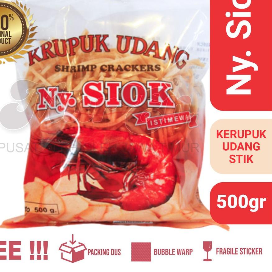 

SALE✅Krupuk Udang / Kerupuk Udang Stik 500gr - Ny Siok|RA7