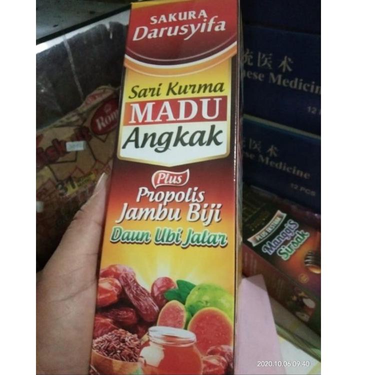 

artm3M7y--SARI KURMA MADU ANGKAK PROPOLIS JAMBU BIJI PLUS DAUN UBI JALAR DARUSYIFA