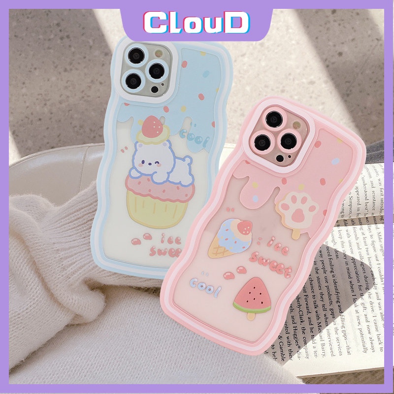 Soft Case Motif Beruang Untuk Oppo A15 A12 A57 2022A76 A54 A77s A16K A96 A16 A7 A55 A95 A15s A53 A9 A16s A74 A1K A72 A35 A5s A33 A5s A16 A6 A12 A3s A5s A53 A16 Cover Krim