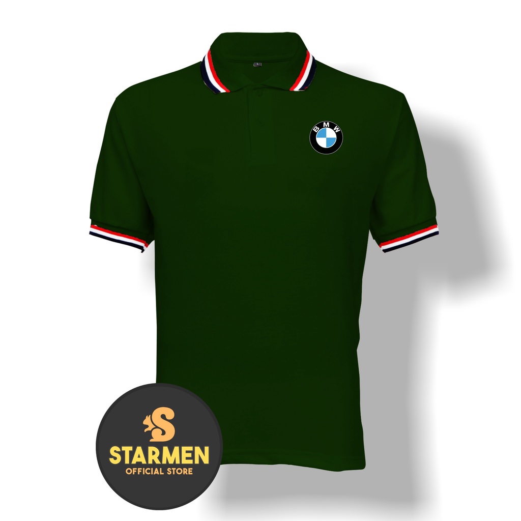 Kaos Polo Shirt Pria Kerah Logo BWVV