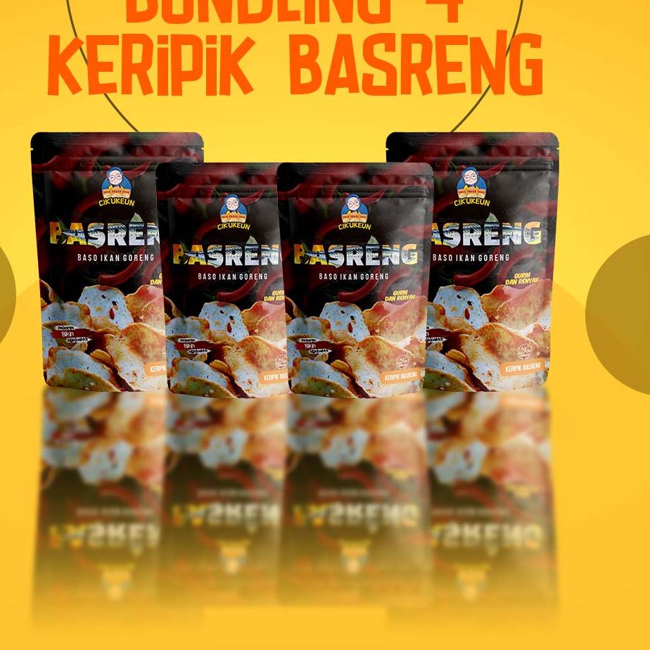 

CSQ6c6B--CIKUKEUN - Keripik Basreng Paket Bundling 4 Baso Ikan Goreng - Baso Ikan Pedas Gurih - Cemilan Renyah