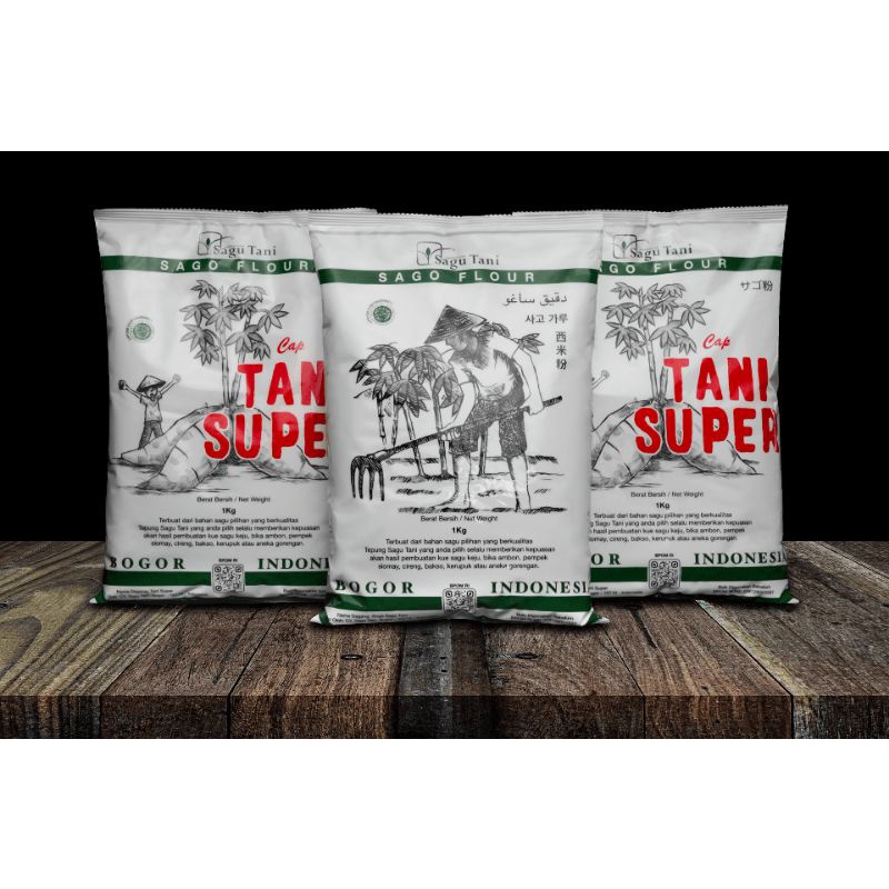 

Tepung Sagu Tani Cap Pak Tani 500 Gram