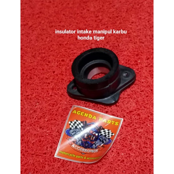 insulator intake manipul karbu honda tiger barang kw produksi dalam negri