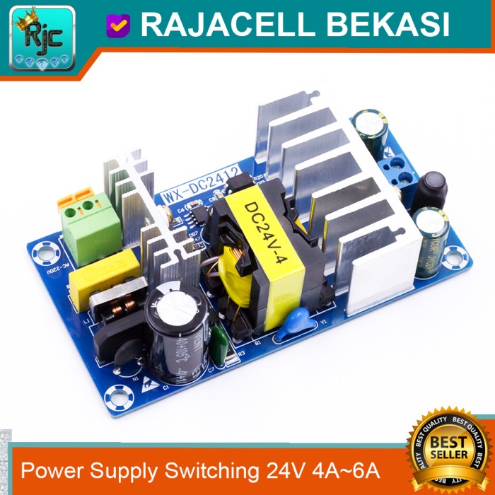 Power Supply Switching 24V 4A - 6A Adaptor AC-DC PSU SMPS 24V 3A 5A 6A