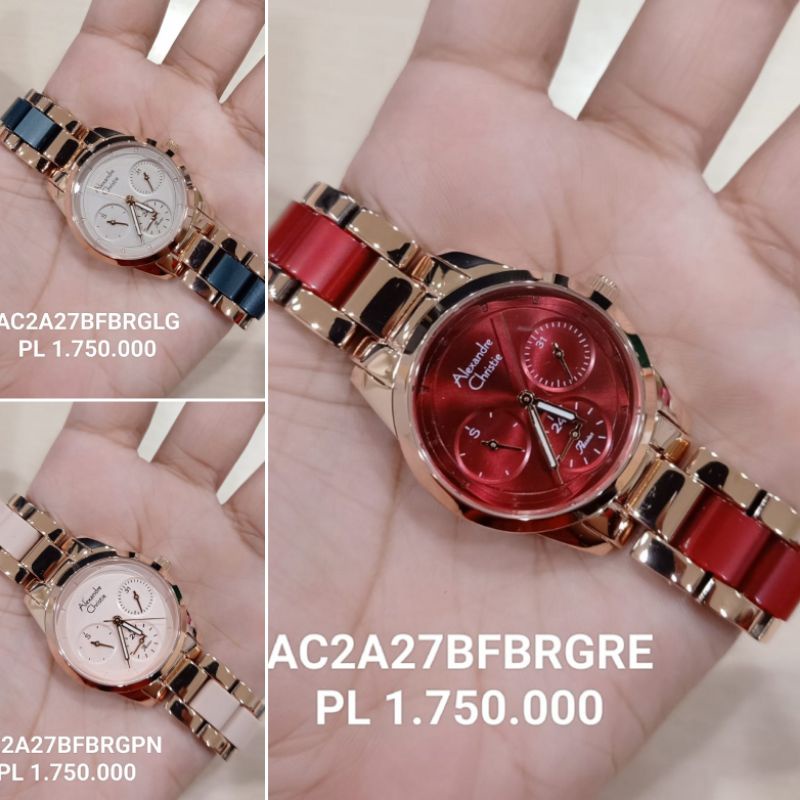 Alexandre Christie Wanita Ceramic AC 2A27 BF Original