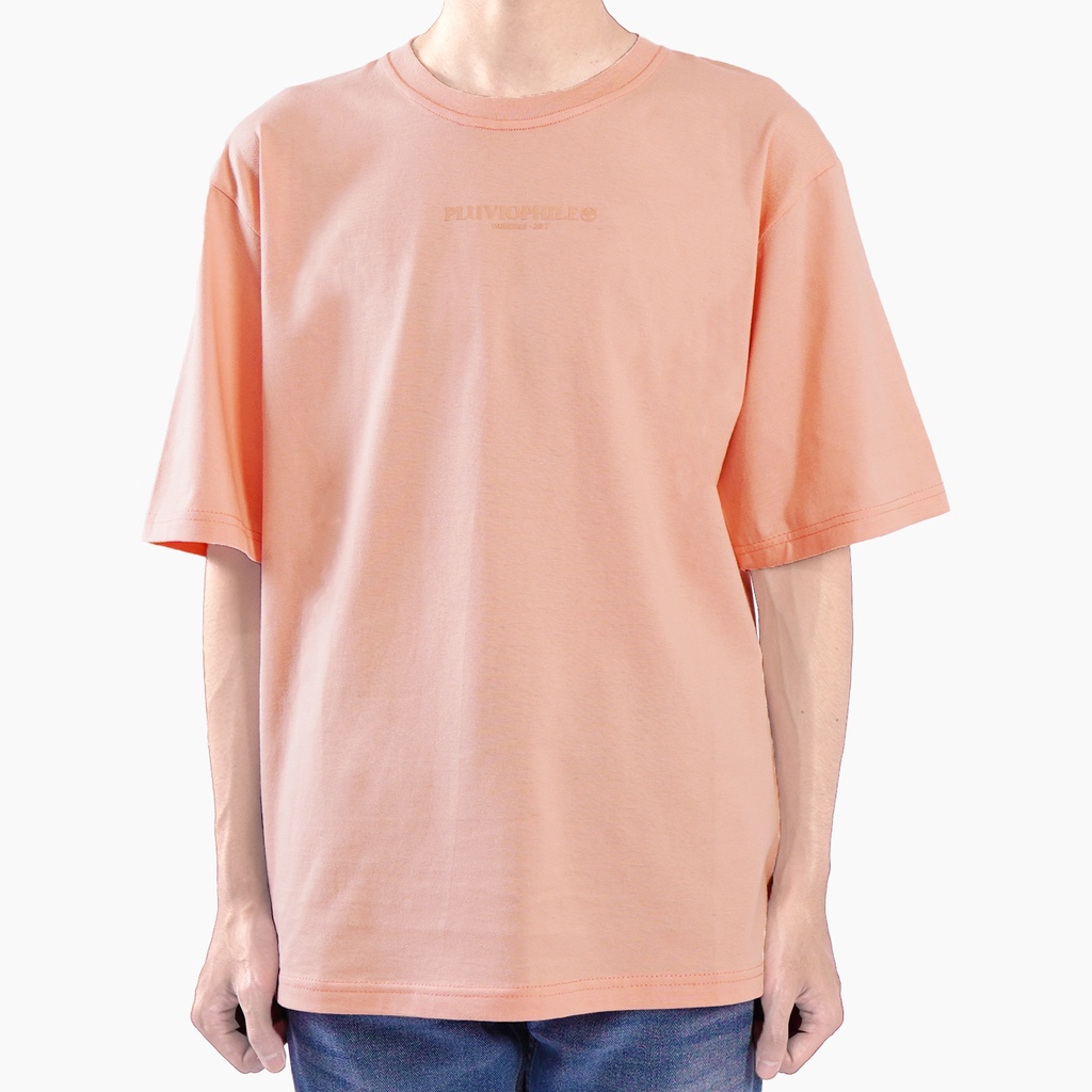 Pluviophile Tshirt kaos Basic oversize Dusty Pink