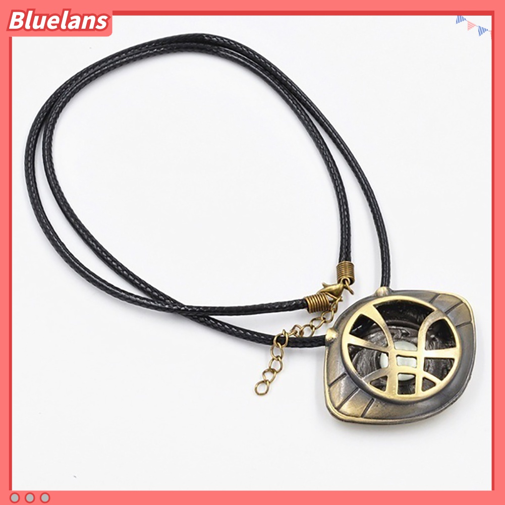 Bluelans Kalung Liontin Agamotto Glow in The Dark Untuk Unisex