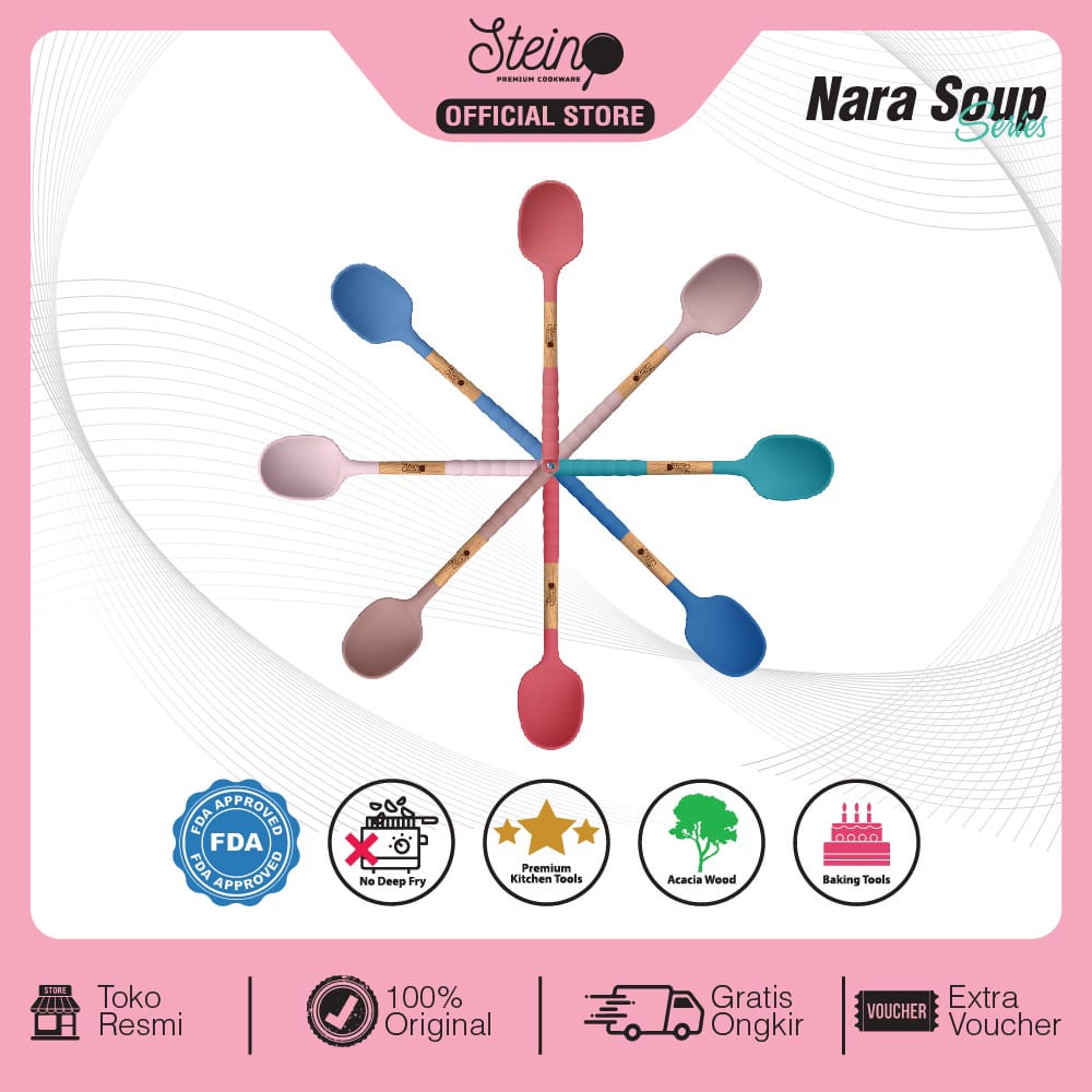 STEIN COOKWARE Nara Soup Sutil Silikon