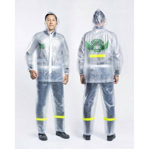 jas hujan  jas hujan Serba Guna transparan bening bisa buat Apd ibex - Putih(O6G7) Jas Hujan Kelelaw