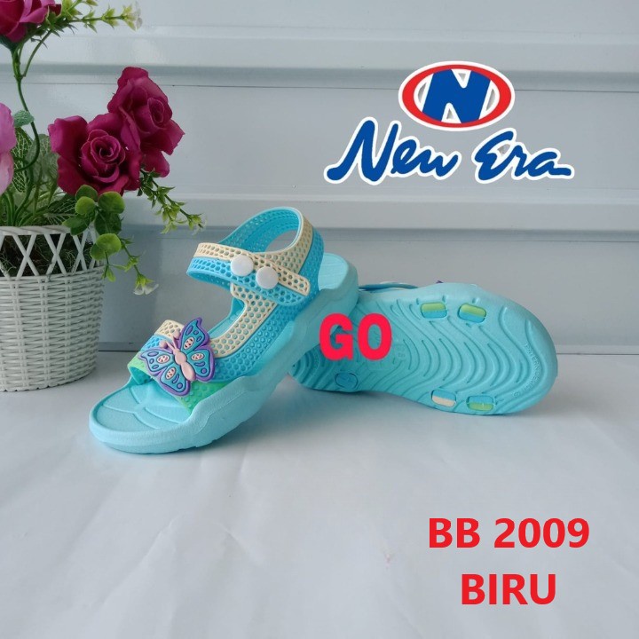 gof NEW ERA BB/KC E 2009 SANDAL SEPATU ANAK SIZE 19-24 100% ORIGINAL