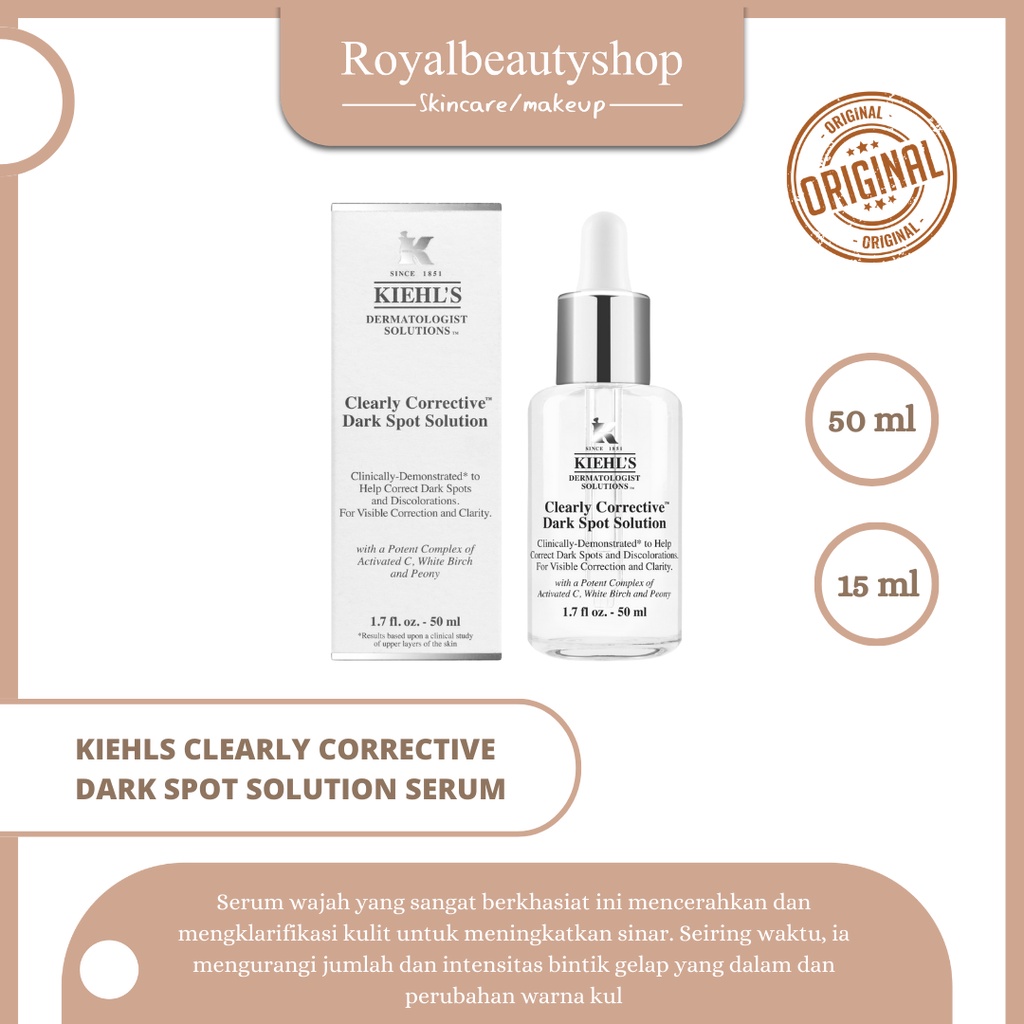 [BPOM] K*IEHLS CLEARLY CORRECTIVE DARK SPOT SOLUTION SERUM / SERUM CCDS / SERUM PENCERAH