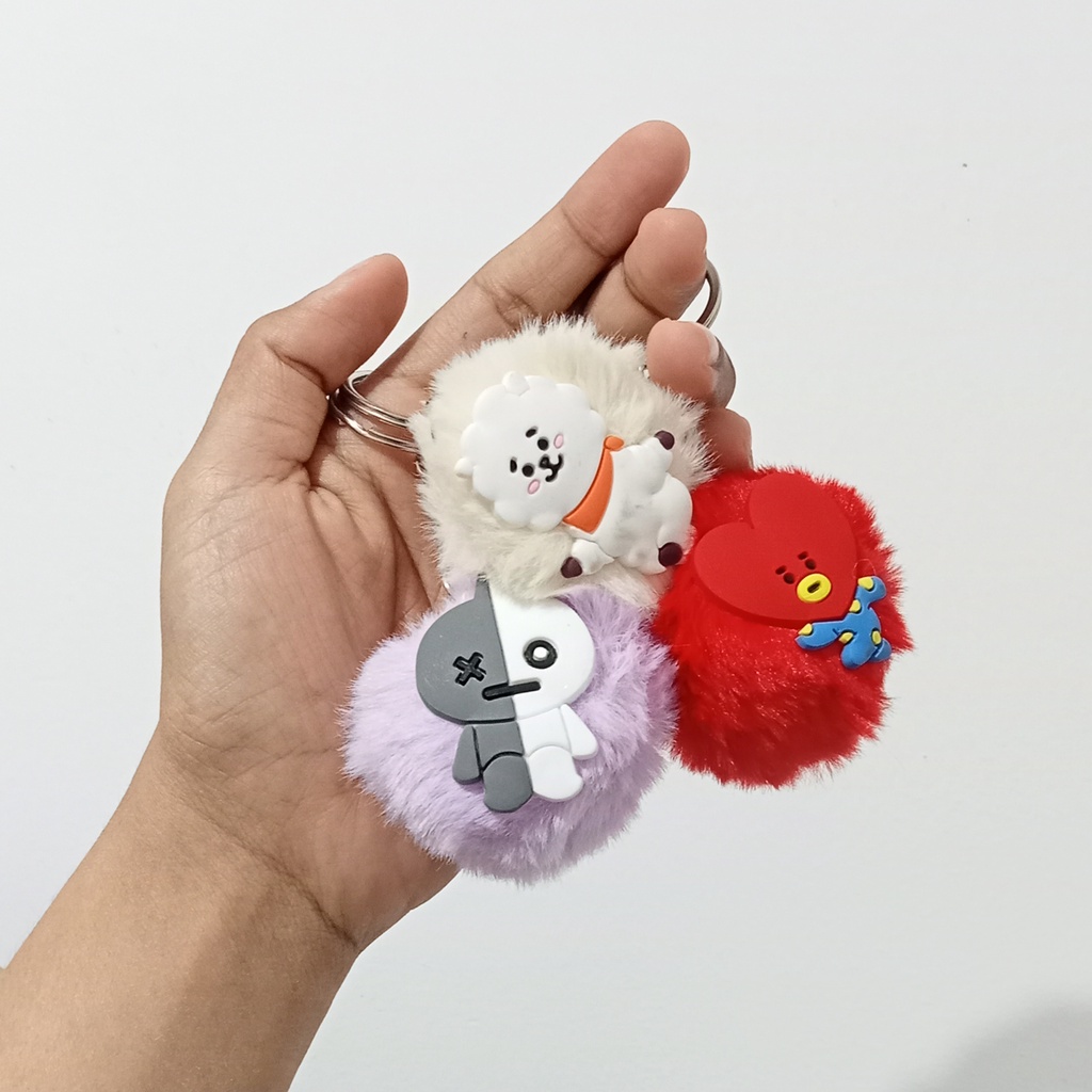 Gantungan kunci BT21 gantungan tas anak korea gantungan kunci BTS lucu