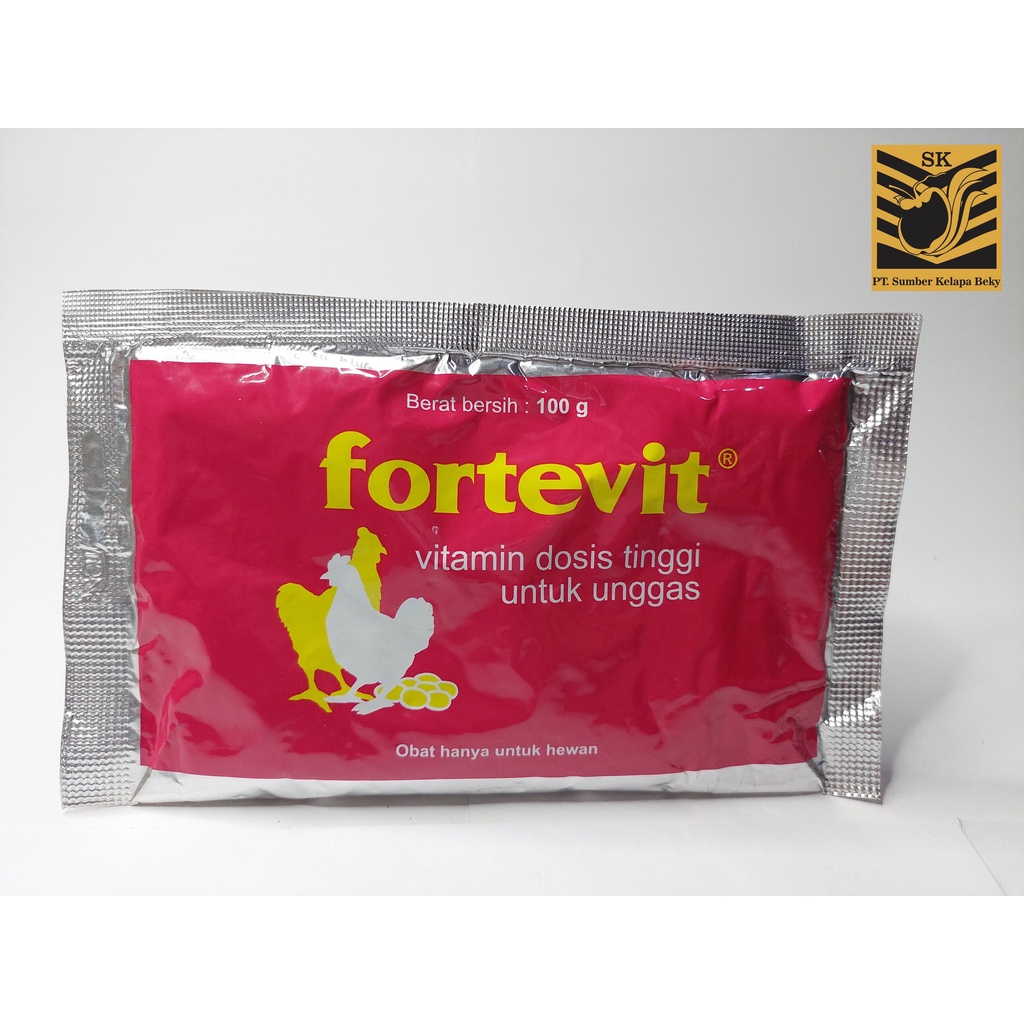 Vitamin Ayam Terbaik Fortevit 100 Gram (medion)