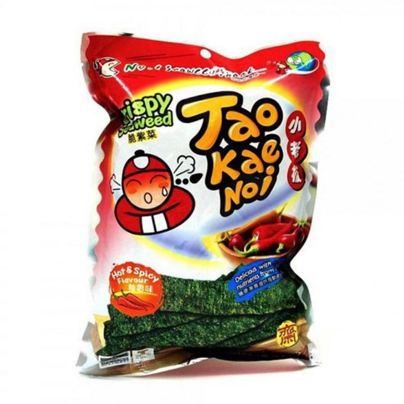 TAO KAE NOI CRISPY SEAWEED TKN crispy Original / Spicy 15 Gram