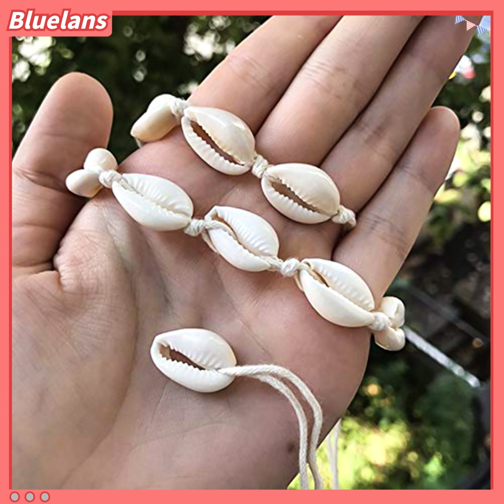 Kalung Handmade Adjustable Desain Kerang Gaya Hawaii Untuk Wanita