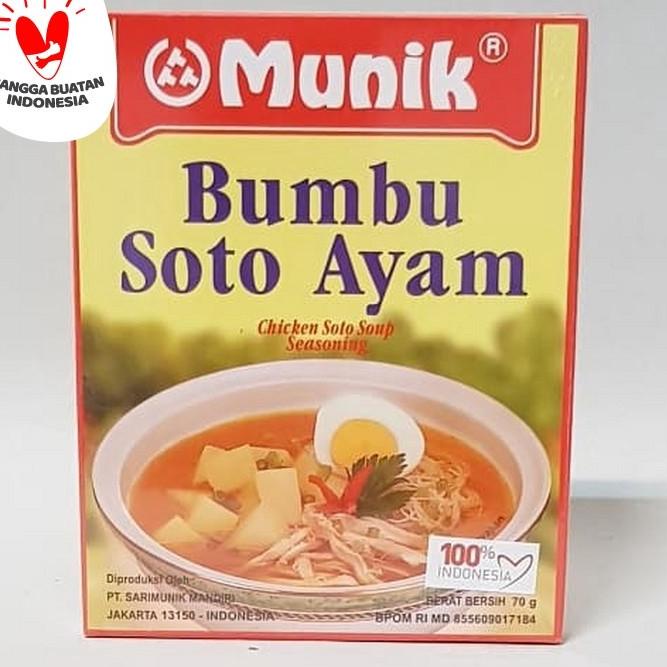

Harga murah MUNIK Bumbu Soto Ayam 70 gr 52