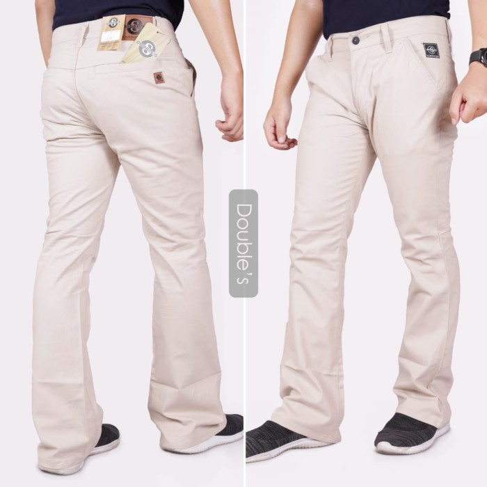 celana chino cutbray pria - S (W3H0) Slim Fit Bawahan Pria Dewasa Orgnl Branded Premium Celana Pende