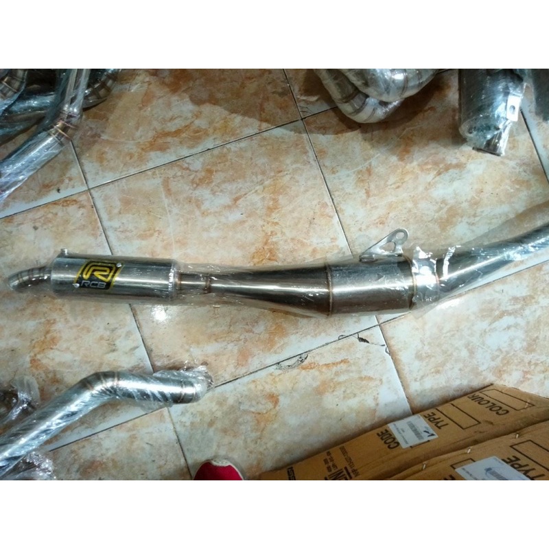 KNALPOT FIZR FORCE1 STAINLIS RCB