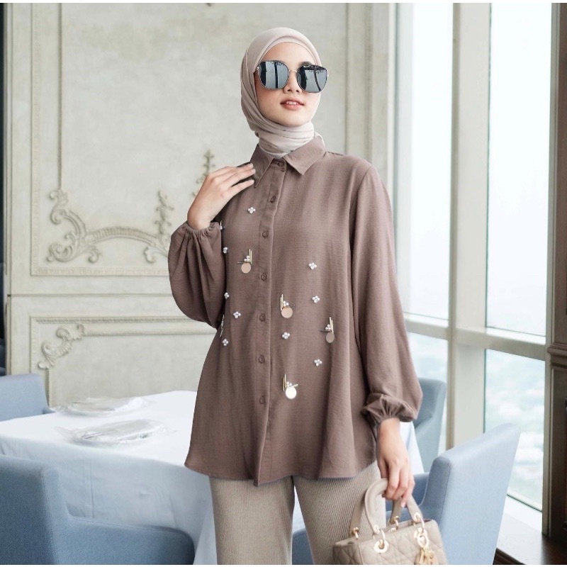 Vivy Blouse Vanilla Hijab