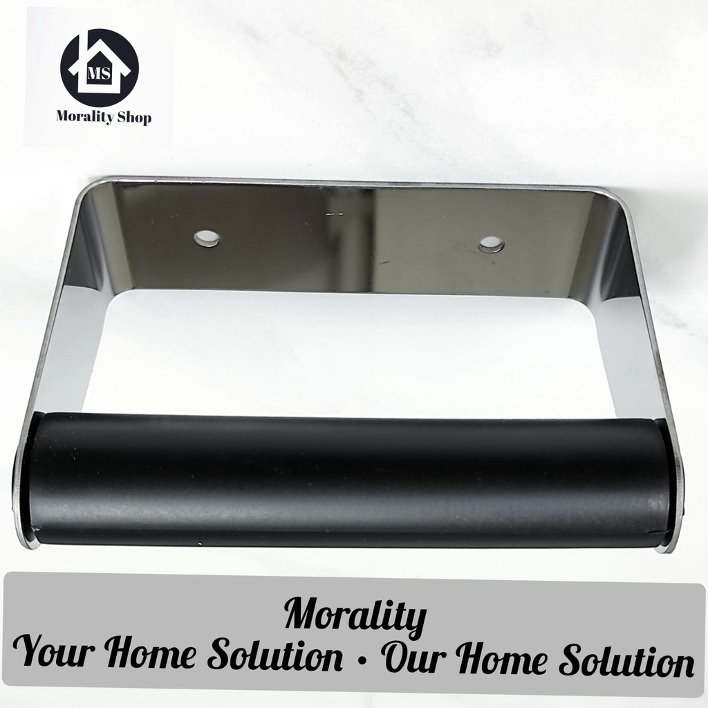 Tempat Tisu Gulung Stainless MURAH S7 - Tissue Roll Holder Rack Tissue Rak Tisu Toilet Tissue Paper Holder