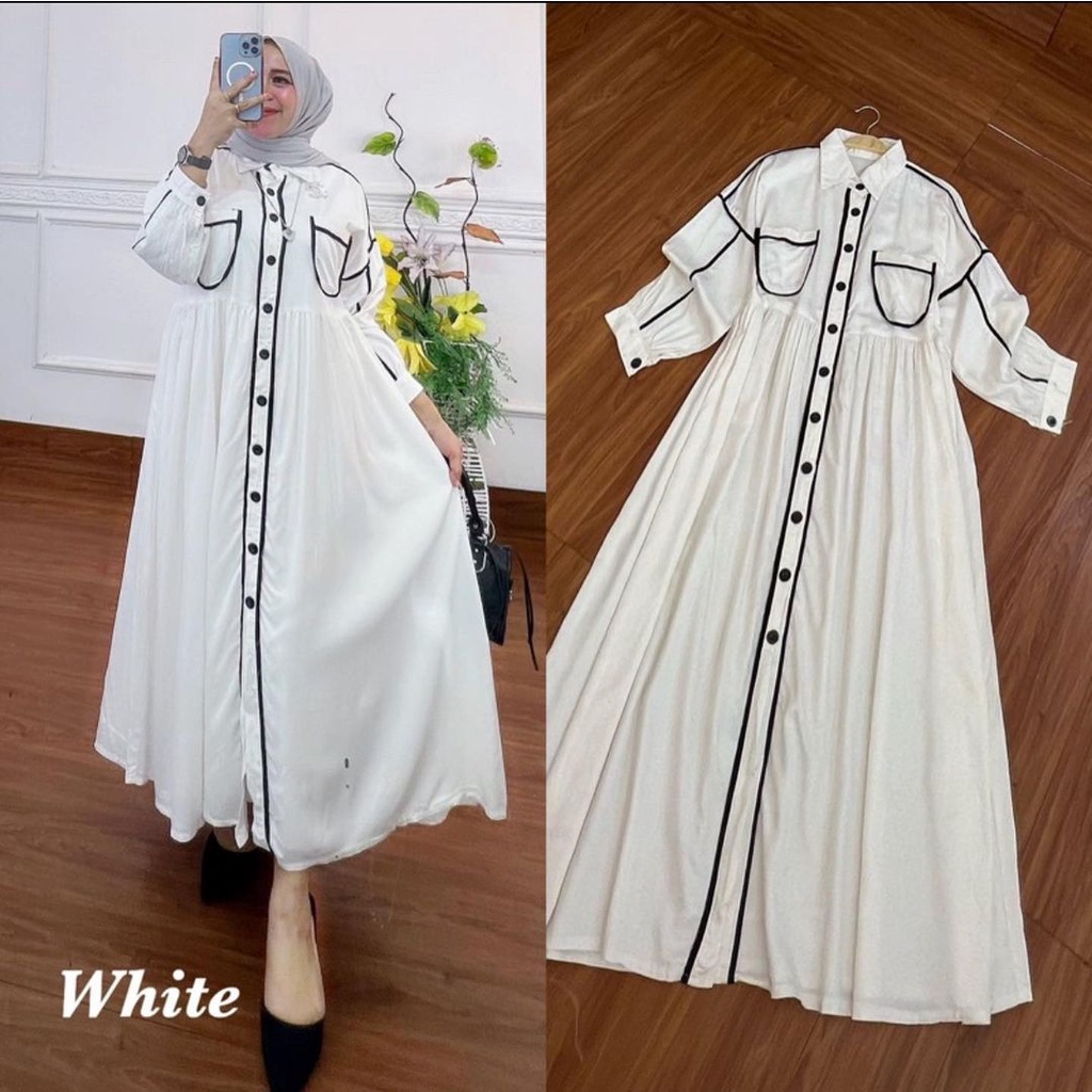 METTHA DRESS - DRESS WANITA - DRESS OVERSIZE