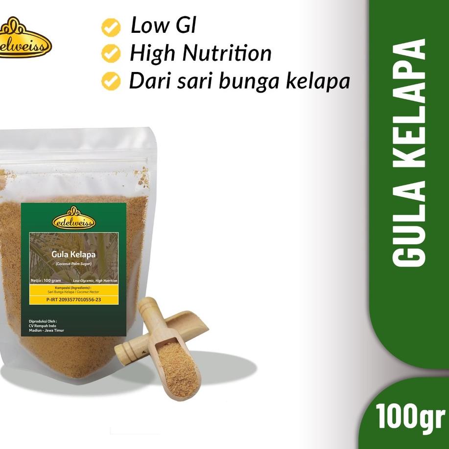 

Pilih Ini--Edelweiss Coconut Palm Sugar (Gula Kelapa Organik/ Gula Semut Rendah Kalori)