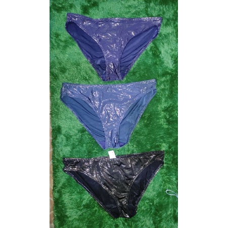 Celana dalam lycra metalik glitter lowrise bodybuilder pria