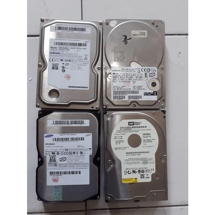 HARDDISK 3,5 WD SEAGATE 250GB SATA PC HARDISK HDD KOMPUTER 250 GB