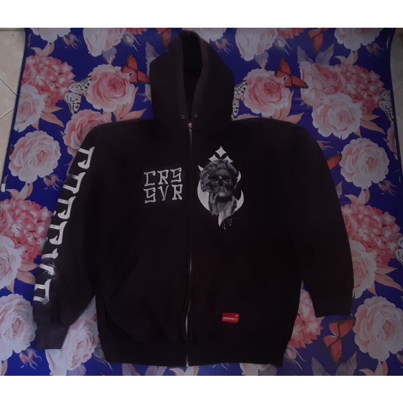 Preloved Jaket ZipHoodie Crossover BDG