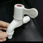 Kran air 1/2 inch plastik keran air 1/2" kran tembok kran taman putar kran air plastik keran air 1/2